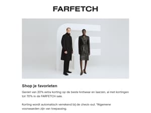 20% extra korting op knitwear en meer