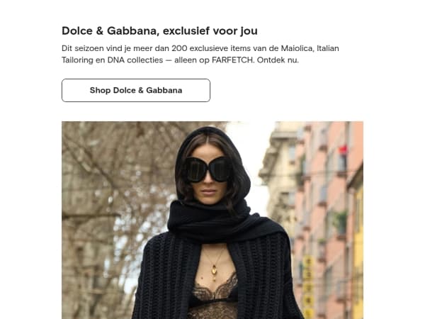 Dolce & Gabbana: exclusieve items