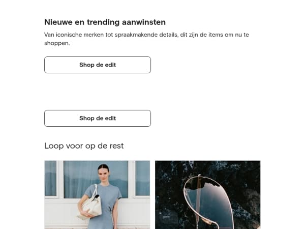 De collecties van dit moment