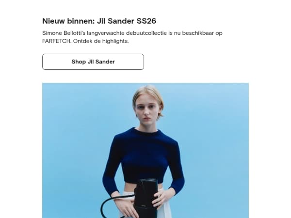 Jil Sander SS26 is binnen