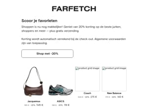 20% korting op jurken en meer