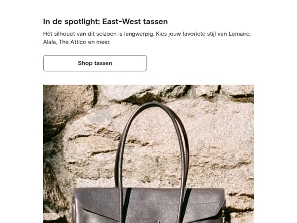 Nieuwe trend: East-West tassen