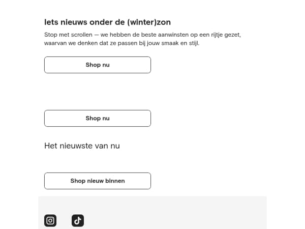 Nieuw binnen, speciaal voor jou geselecteerd