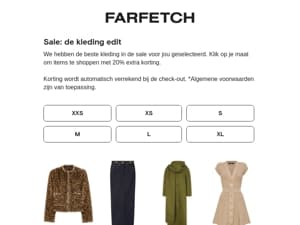 20% korting: de kleding edit