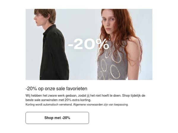 We hebben het beste van de sale samengesteld