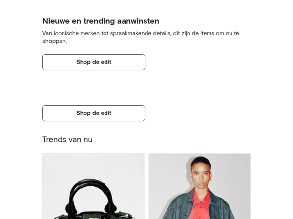 De collecties van dit moment