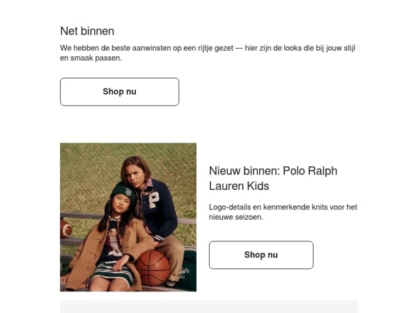 Nieuw binnen, speciaal voor jou