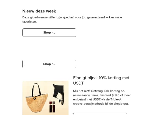 Nieuw en in jouw stijl