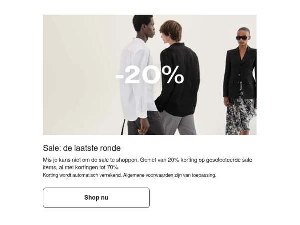 Sale: de laatste ronde