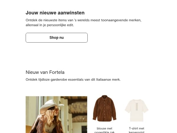 Nieuw binnen: jouw persoonlijke edit