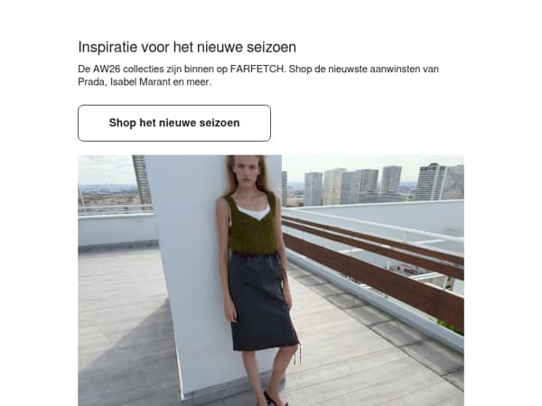 De herfstcollecties zijn binnen