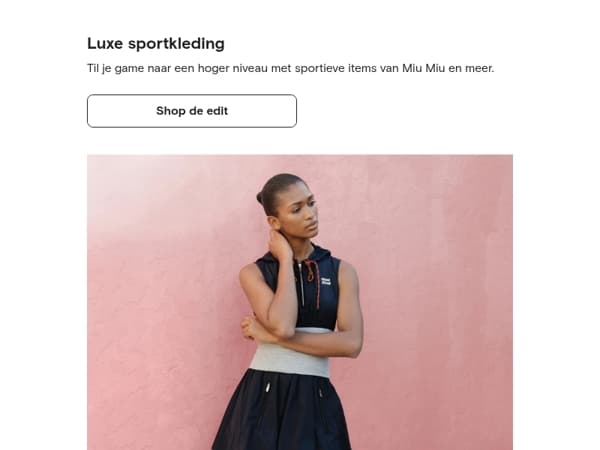 Trend: luxe sportkleding