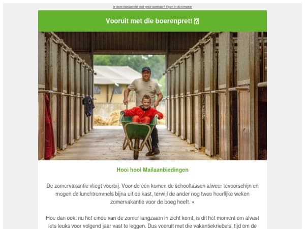 Van zomerpret naar voorpret 🐄☀️