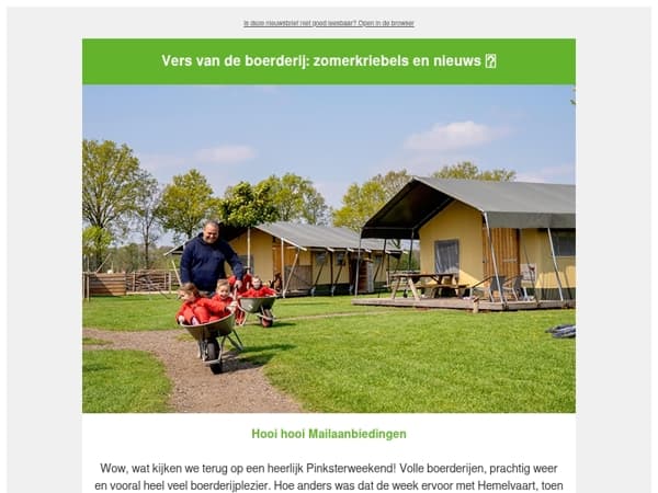 Vers van de boerderij: nieuws én zomerkorting van €52,08