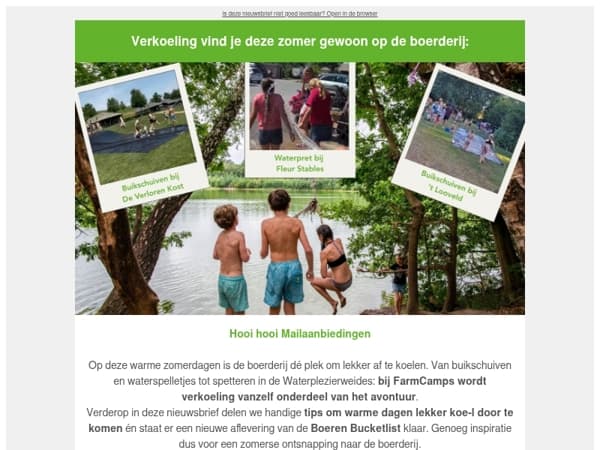 Jouw zomerplek wacht 🐄💦
