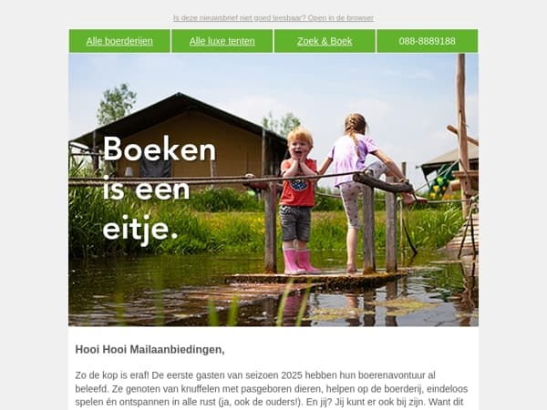 Meivakantie of Pasen nog niks geboekt? Dan is dit voor jou!