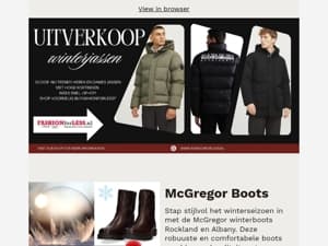 ❄️ Start 2025 stijlvol met onze uitverkoop!!