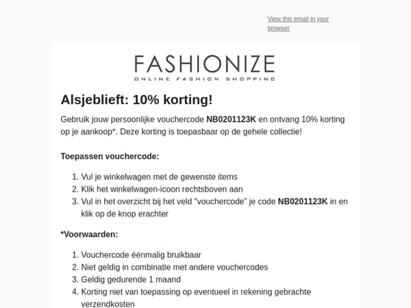 10% Korting als dank voor je nieuwsbrief-inschrijving!