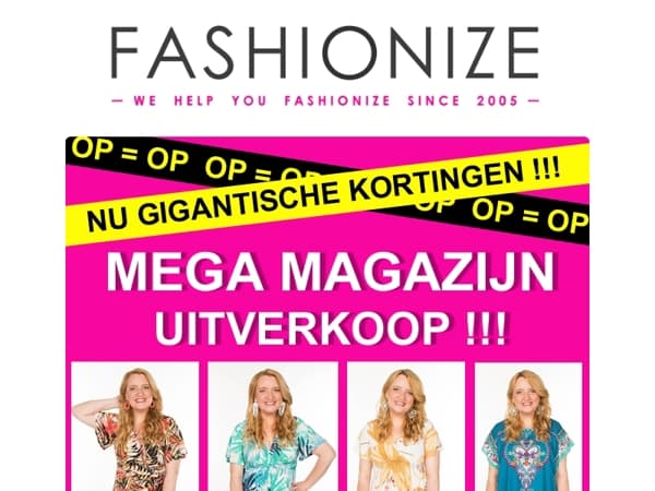 MEGA Magazijn UITVERKOOP: tot 80% KORTING🎉