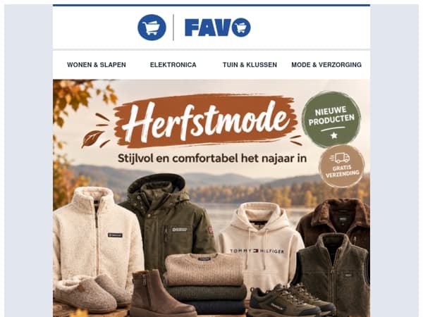 Nieuwe herfstmode met gratis verzending! 🍂