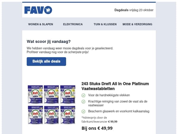 Zet vandaag je vaat op de eerste plek! 🍽️