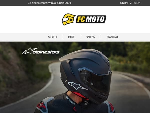 🏁 Alpinestars S-R7 Helm