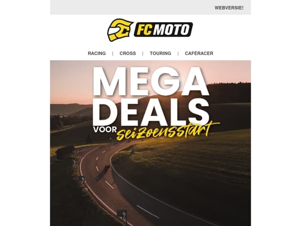 🔥 Mega Deals voor de seizoensstart