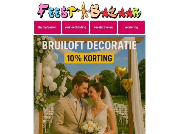 💍 Bruiloft op de planning?