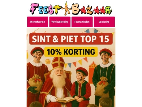 Dé Top-15 Sint & Piet artikelen!🎁