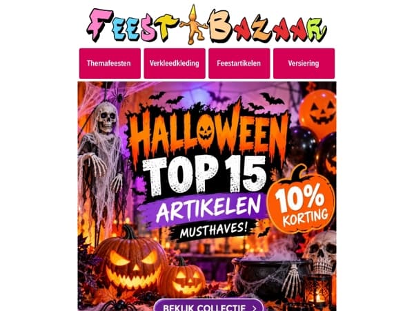 Dé Top-15 Halloween artikelen! 👻