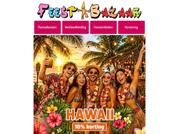 Aloha! Alles voor jouw tropisch feestje 🌺