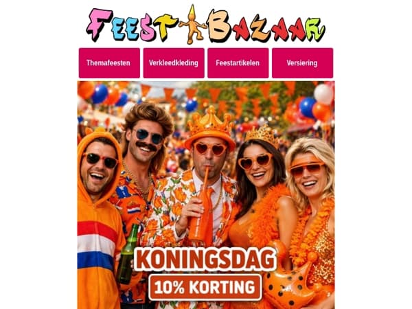 Vier Koningsdag in stijl 👑