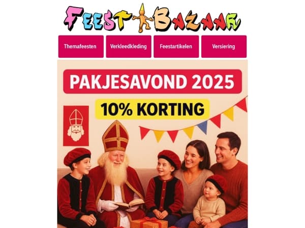 Alles voor een geslaagde Pakjesavond!🎁