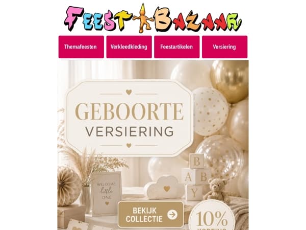 Vier de geboorte in stijl!👶✨