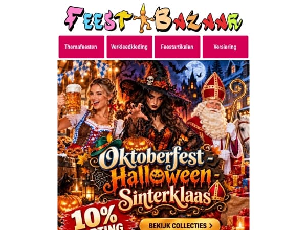 Van Prost! naar Boo! naar Pakjesavond🍻🎃🎁