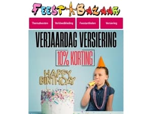 🎉 Binnenkort een verjaardagsfeestje?