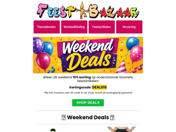 Weekendvoordeel om warm van te worden ☀️
