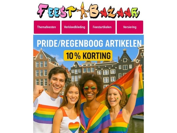 🌈 De leukste én grootste Pride collectie!