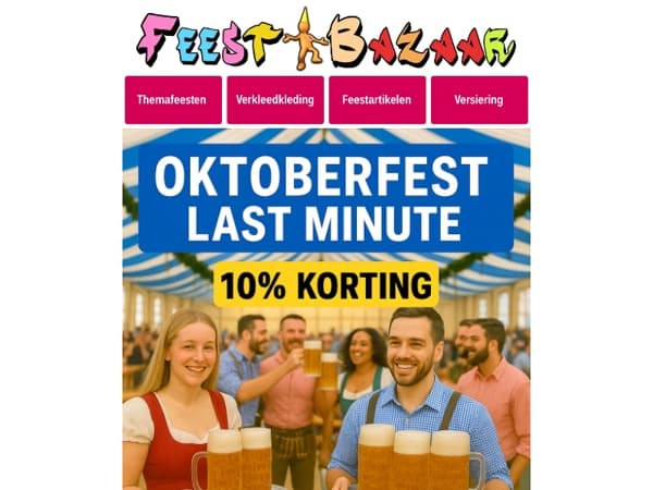 , ook nog naar een Oktoberfest?🍻