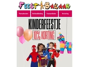 🌟Verkleedpret & Versiering: alles voor een magisch kinderfeest!