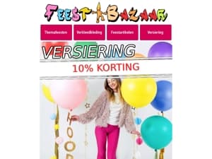 🎉 Binnenkort een feestje?