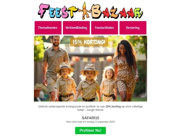 Themaknaller: Safari-Jungle Party!🦁🐘