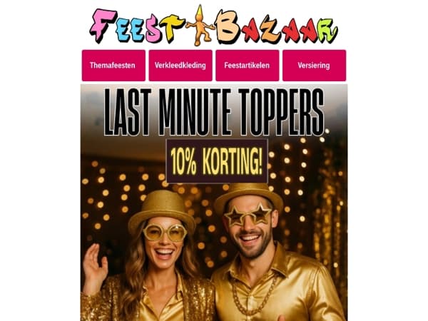 Scoor Last-Minute Jouw Toppers Outfit!🕺🏼