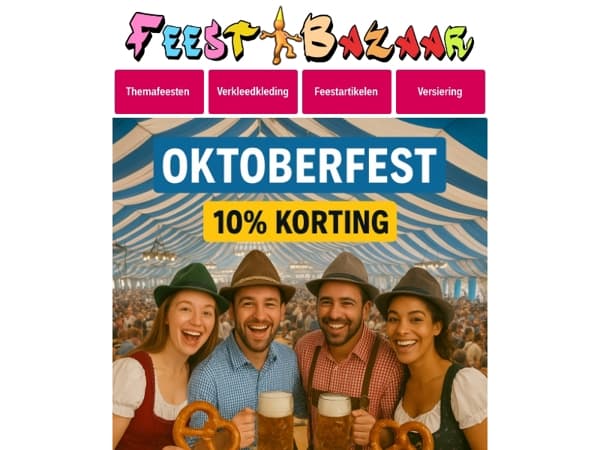 🥨Jetzt geht's los, shop nu je Oktoberfest must-haves!🍻