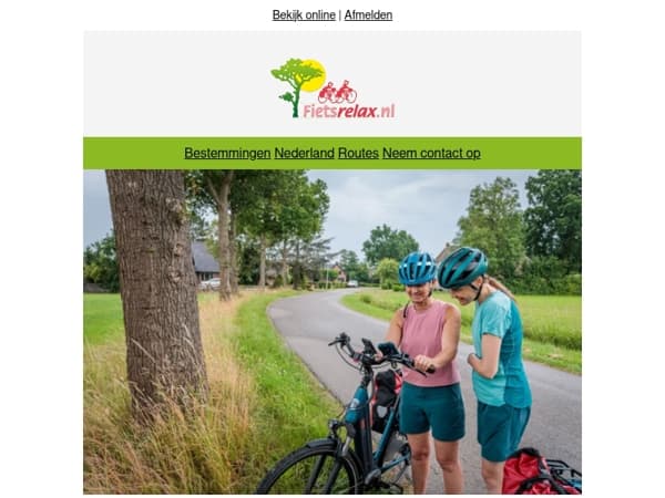 Startschot van de zomer: fietsen in eigen land