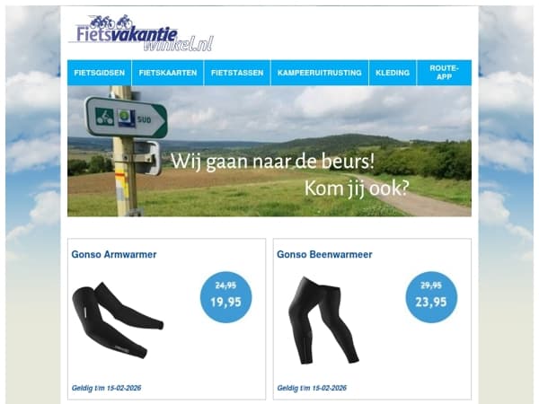 Fietsvakantienieuws Februari 2026