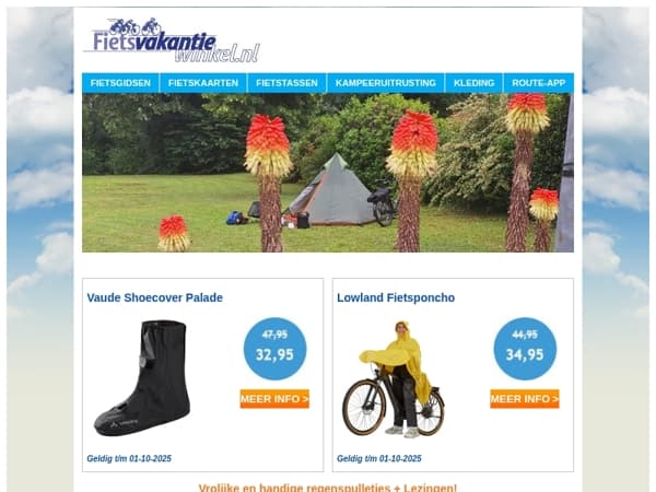 Fietsvakantienieuws September 2025