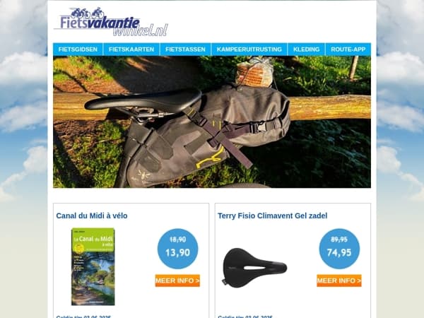 Fietsvakantienieuws
