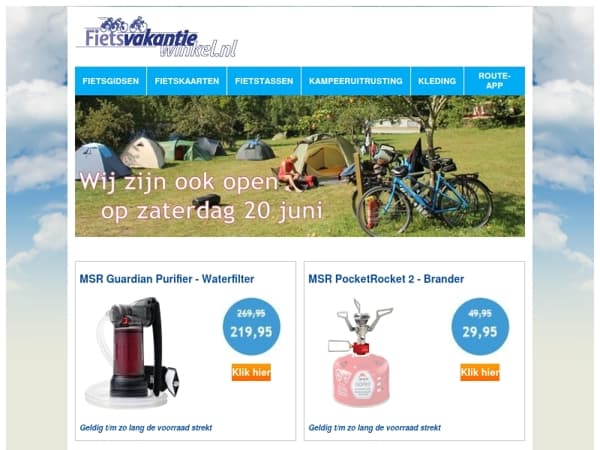 Fietsvakantienieuws 29 mei 2026