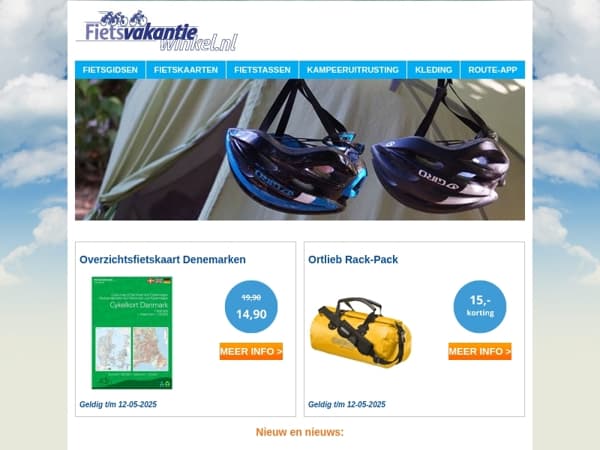 Fietsvakantienieuws Mei 2025